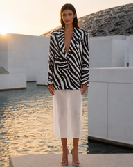 SACOU OVERSIZED PRINT ZEBRA