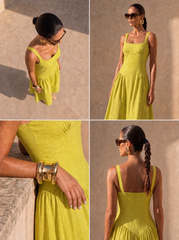 ROCHIE MIDI GALBEN LIME