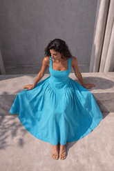 ROCHIE MIDI DIN IN BLEU CIEL