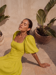 ROCHIE MIDI GALBEN LIME