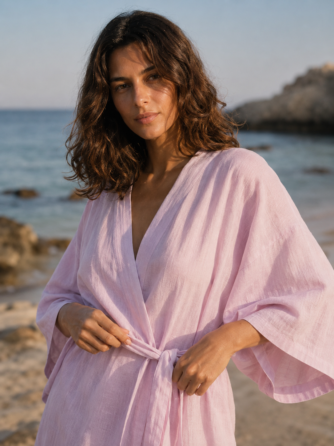 KIMONO IN LILA
