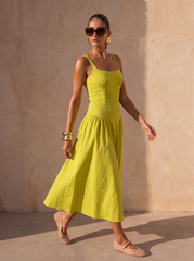 ROCHIE MIDI GALBEN LIME
