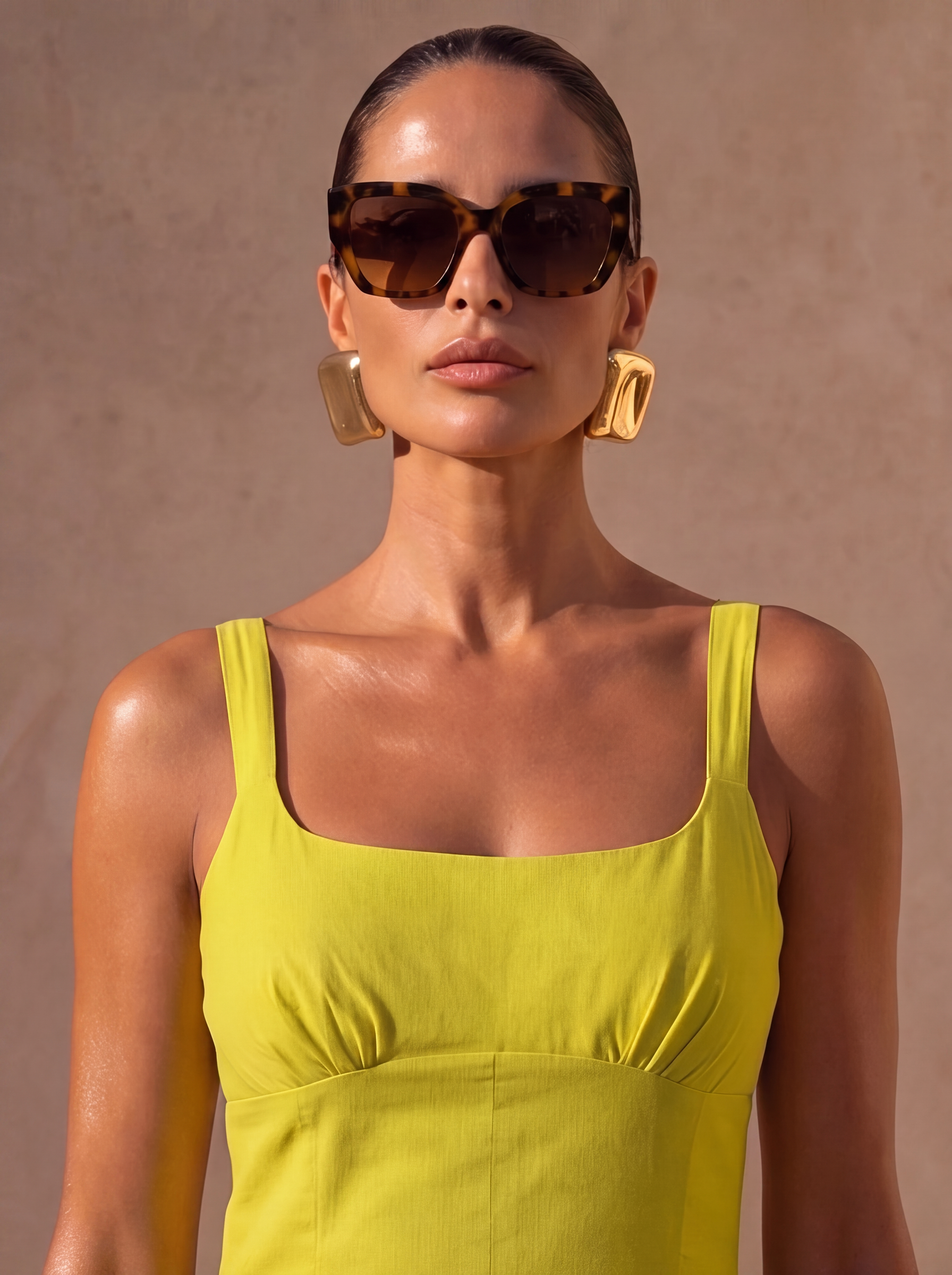 ROCHIE MIDI GALBEN LIME