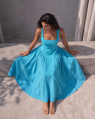 ROCHIE MIDI DIN IN BLEU CIEL
