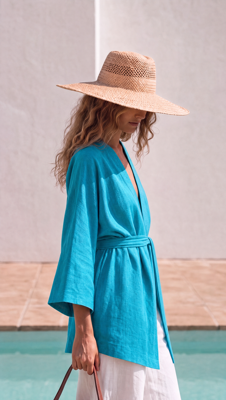 KIMONO IN TURCOAZ