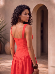 ROCHIE SCURTA ROSU CORAL