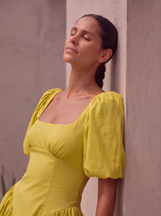 ROCHIE MIDI GALBEN LIME